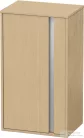 Duravit KETHO 88x50x36 cm-es, 1 ajtós félmagas szekrény, balos, natúr tölgy KT1266L3030
