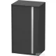 Duravit KETHO 88x50x36 cm-es, 1 ajtós félmagas szekrény, balos, matt grafit KT1266L4949