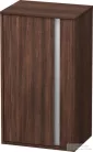 Duravit KETHO 88x50x36 cm-es, 1 ajtós felső szekrény, balos, matt sötét gesztenye KT1266L5353