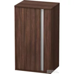   Duravit KETHO 88x50x36 cm-es, 1 ajtós felső szekrény, balos, matt sötét gesztenye KT1266L5353