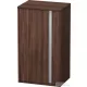 Duravit KETHO 88x50x36 cm-es, 1 ajtós felső szekrény, balos, matt sötét gesztenye KT1266L5353