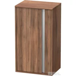   Duravit KETHO 88x50x36 cm-es, 1 ajtós felső szekrény, balos, matt dió KT1266L7979