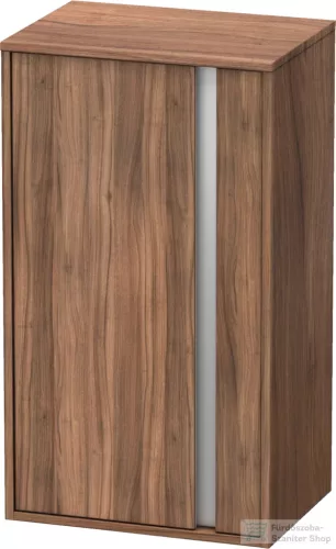 Duravit KETHO 88x50x36 cm-es, 1 ajtós felső szekrény, balos, matt dió KT1266L7979