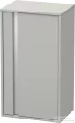 Duravit KETHO 88x50x36 cm-es, 1 ajtós félmagas szekrény, jobbos, matt betonszürke KT1266R0707