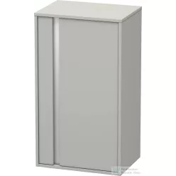   Duravit KETHO 88x50x36 cm-es, 1 ajtós félmagas szekrény, jobbos, matt betonszürke KT1266R0707