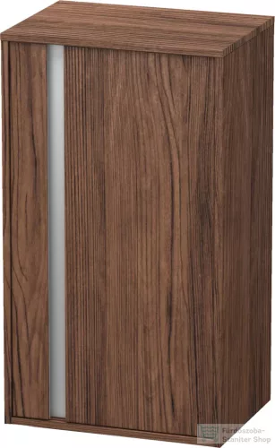 Duravit KETHO 88x50x36 cm-es, 1 ajtós felső szekrény, jobbos, matt sötét dió KT1266R2121