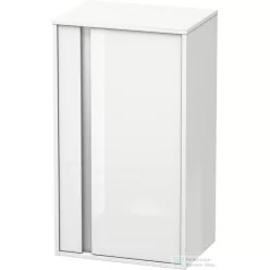   Duravit KETHO 88x50x36 cm-es, 1 ajtós félmagas szekrény, jobbos, fényes fehér KT1266R2222