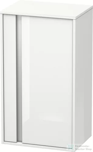 Duravit KETHO 88x50x36 cm-es, 1 ajtós félmagas szekrény, jobbos, fényes fehér KT1266R2222