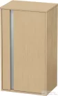 Duravit KETHO 88x50x36 cm-es, 1 ajtós félmagas szekrény, jobbos, natúr tölgy KT1266R3030