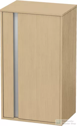 Duravit KETHO 88x50x36 cm-es, 1 ajtós félmagas szekrény, jobbos, natúr tölgy KT1266R3030