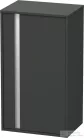 Duravit KETHO 88x50x36 cm-es, 1 ajtós félmagas szekrény, jobbos, matt grafit KT1266R4949