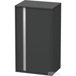   Duravit KETHO 88x50x36 cm-es, 1 ajtós félmagas szekrény, jobbos, matt grafit KT1266R4949