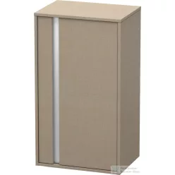   Duravit KETHO 88x50x36 cm-es, 1 ajtós félmagas szekrény, jobbos, matt len KT1266R7575