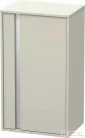 Duravit KETHO 88x50x36 cm-es, 1 ajtós félmagas szekrény, jobbos, matt taupe KT1266R9191