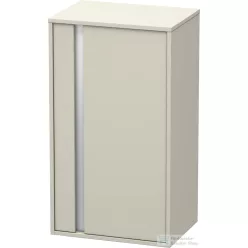   Duravit KETHO 88x50x36 cm-es, 1 ajtós félmagas szekrény, jobbos, matt taupe KT1266R9191