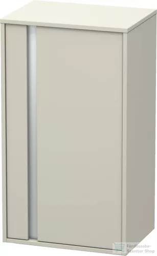 Duravit KETHO 88x50x36 cm-es, 1 ajtós félmagas szekrény, jobbos, matt taupe KT1266R9191