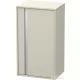 Duravit KETHO 88x50x36 cm-es, 1 ajtós félmagas szekrény, jobbos, matt taupe KT1266R9191