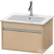Duravit KETHO mosdó alá építhető 600x475 mm-es 1 fiókos alsószekrény 233663 mosdóhoz,Natural Oak KT641803030
