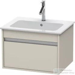  Duravit KETHO mosdó alá építhető 600x475 mm-es 1 fiókos alsószekrény 233663 mosdóhoz,Taupe Matt Decor KT641809191