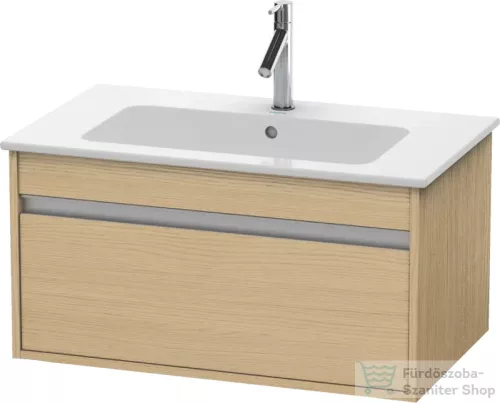 Duravit KETHO 80x47,5 cm-es, 1 fiókos alsószekrény mosdó nélkül, natúr tölgy KT641903030