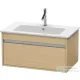 Duravit KETHO 80x47,5 cm-es, 1 fiókos alsószekrény mosdó nélkül, natúr tölgy KT641903030