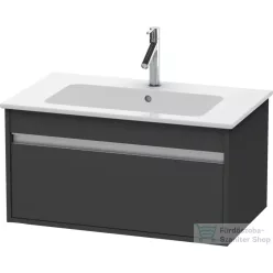   Duravit KETHO 80x47,5 cm-es, 1 fiókos alsószekrény mosdó nélkül, matt grafit KT641904949