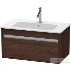   Duravit KETHO 80x47,5 cm-es, 1 fiókos alsószekrény mosdó nélkül, matt sötét gesztenye KT641905353