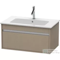   Duravit KETHO 80x47,5 cm-es, 1 fiókos alsószekrény mosdó nélkül, matt len KT641907575