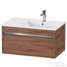 Duravit KETHO 80x47,5 cm-es, 1 fiókos alsószekrény mosdó nélkül, matt dió KT641907979