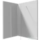 Deante PRIZMA zuhanyfal, walk-in 1200 mm, fehér KTJ_A32P