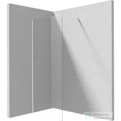 Deante PRIZMA zuhanyfal, walk-in 700 mm, fehér KTJ_A37P