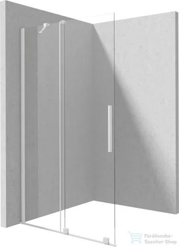 Deante PRIZMA zuhanyfal csúsztatható 900 mm, fehér KTJ_A39R