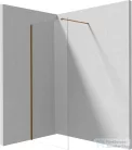 Deante PRIZMA zuhanyfal, walk-in 1000 mm, szálcsiszolt bronz KTJ_C30P