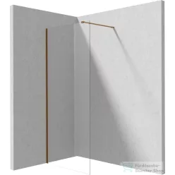   Deante PRIZMA zuhanyfal, walk-in 1000 mm, szálcsiszolt bronz KTJ_C30P