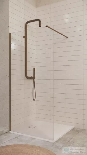 Deante PRIZMA zuhanyfal, walk-in 1000 mm, szálcsiszolt bronz KTJ_C30P