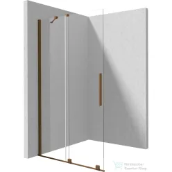   Deante PRIZMA zuhanyfal csúsztatható 1400 mm, szálcsiszolt bronz KTJ_C34R