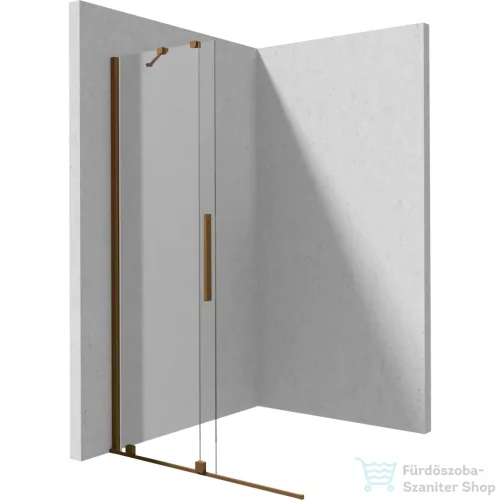 Deante PRIZMA zuhanyfal csúsztatható 1400 mm, szálcsiszolt bronz KTJ_C34R