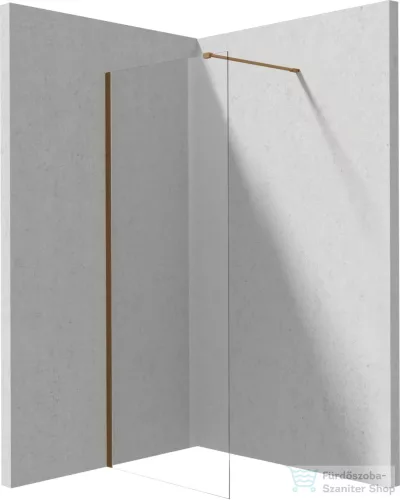Deante PRIZMA zuhanyfal, walk-in 700 mm, szálcsiszolt bronz KTJ_C37P
