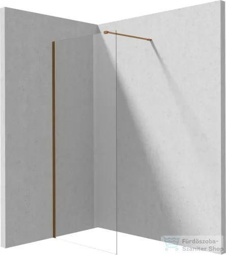 Deante PRIZMA zuhanyfal, walk-in 900 mm, szálcsiszolt bronz KTJ_C39P