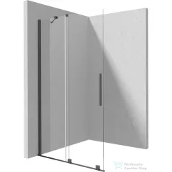   Deante PRIZMA walk-in zuhanyfal csúsztatható, 90 cm, titanium KTJ_D39R