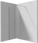 Deante PRIZMA zuhanyfal, walk-in 900 mm, szálcsiszolt acél KTJ_F39P