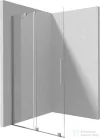 Deante PRIZMA walk-in zuhanyfal csúsztatható, 90 cm, szálcsiszolt acél KTJ_F39R