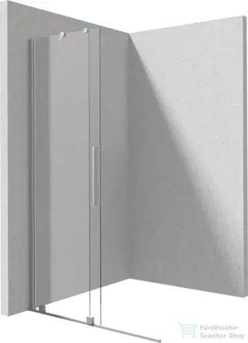 Deante PRIZMA walk-in zuhanyfal csúsztatható, 90 cm, szálcsiszolt acél KTJ_F39R