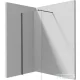 Deante PRIZMA zuhanyfal, walk-in 1100 mm, fekete KTJ_N31P