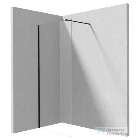 Deante PRIZMA zuhanyfal, walk-in 1200 mm, fekete KTJ_N32P