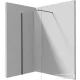 Deante PRIZMA zuhanyfal, walk-in 800 mm, fekete KTJ_N38P