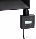 Sapho KTX Elektromos termosztátos fűtőpatron, 400W, matt fekete (KTX-B-400)