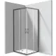 Deante FUNKIA EVO 80x90 cm-es zuhanykabin, zuhanytálcával, titanium KYCPD089P