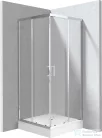 Deante FUNKIA zuhanykabin zuhanytálcával 90x90 cm-es, króm profil KYCZ0099P