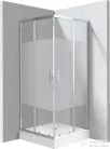 Deante FUNKIA zuhanykabin zuhanytálcával 80x80 cm-es, króm profil, intimo üveg KYCZ0E88P